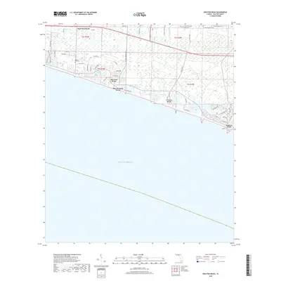 2018 Map of Grayton Beach, 2018 Print