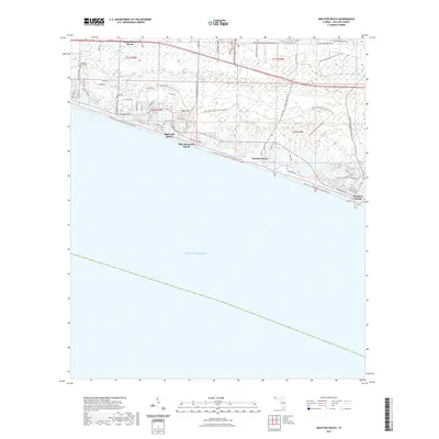 2021 Map of Grayton Beach, 2021 Print