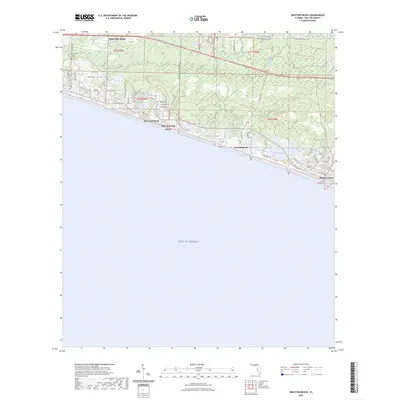 2024 Map of Grayton Beach, 2024 Print