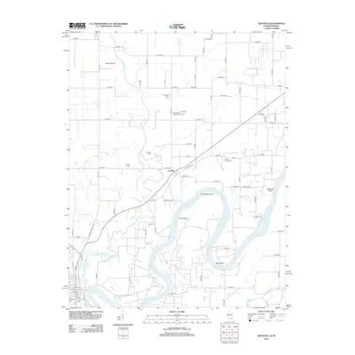 2012 Map of Grayville, 2012 Print