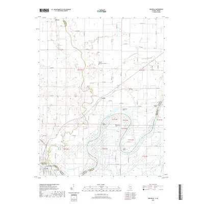 2018 Map of Grayville, 2018 Print