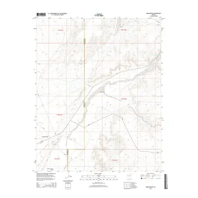 2014 Map of Greasewood, 2014 Print