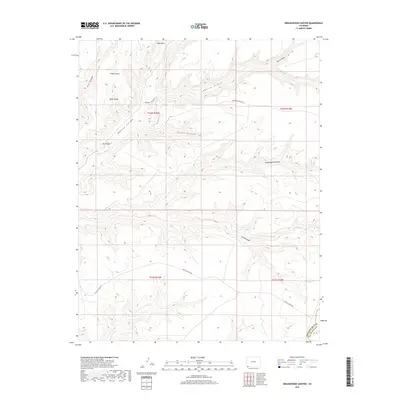 2019 Map of Greasewood Canyon, 2019 Print