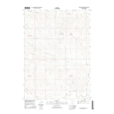 2015 Map of Greasewood Creek, 2015 Print
