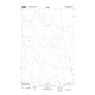 2012 Map of Greasewood Draw, 2012 Print