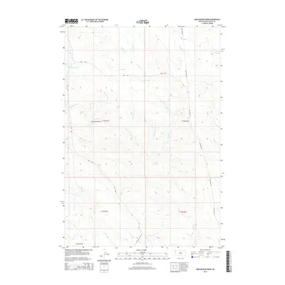 2015 Map of Greasewood Draw, 2015 Print