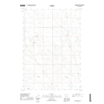 2017 Map of Greasewood Draw, 2017 Print