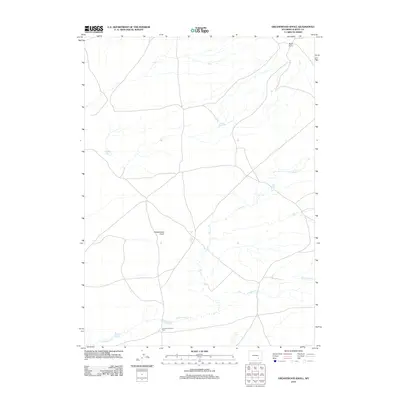 2012 Map of Greasewood Knoll, 2012 Print