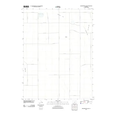 2010 Map of Greasewood Lake, 2010 Print