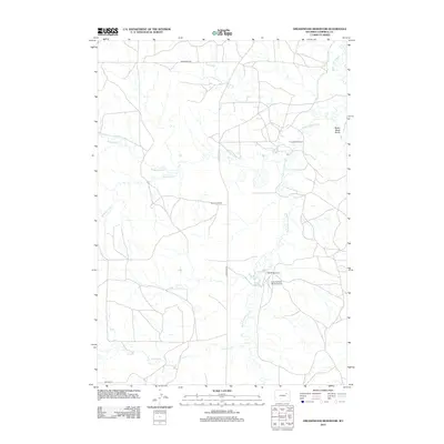 2012 Map of Greasewood Reservoir, 2012 Print