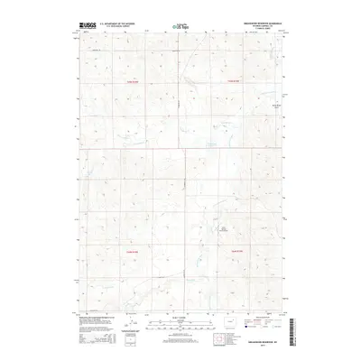 2015 Map of Greasewood Reservoir, 2015 Print