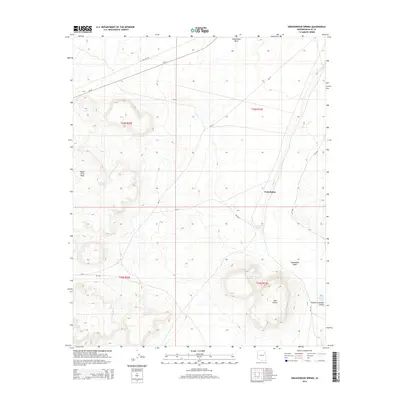 2014 Map of Greasewood Spring, 2014 Print