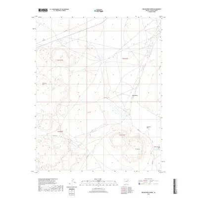 2018 Map of Greasewood Spring, 2018 Print
