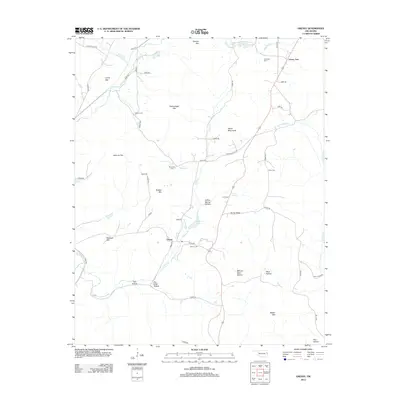 2012 Map of Greasy, 2012 Print