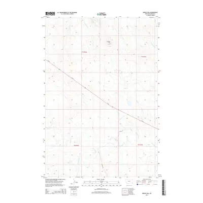 2014 Map of Greasy Hill, 2014 Print