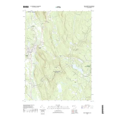 2018 Map of Great Barrington, 2018 Print
