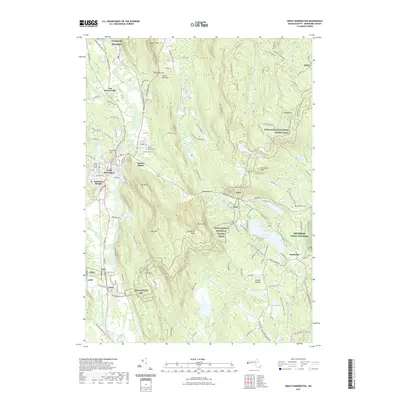 2021 Map of Great Barrington, 2021 Print