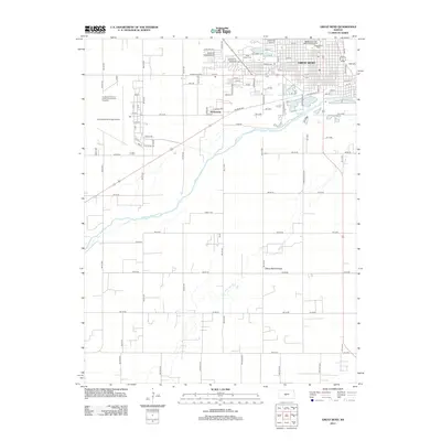 2012 Map of Great Bend, 2012 Print