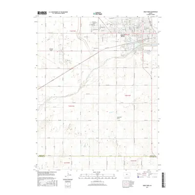 2015 Map of Great Bend, 2015 Print