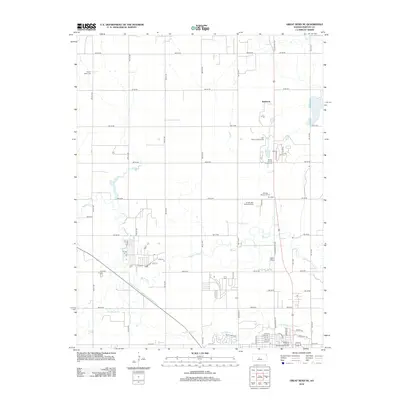 2012 Map of Great Bend NE, 2012 Print