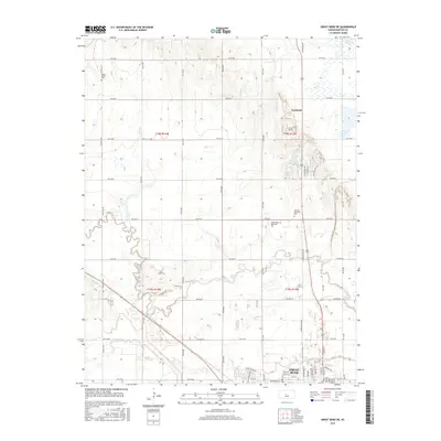 2015 Map of Great Bend NE, 2015 Print