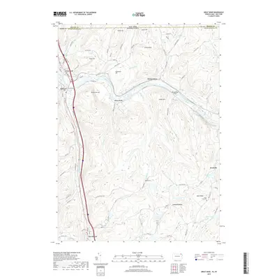 2019 Map of Great Bend, 2019 Print