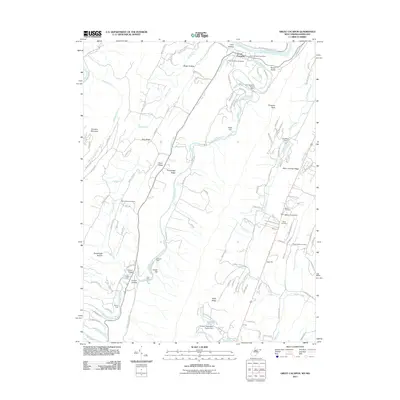 2011 Map of Great Cacapon, 2011 Print