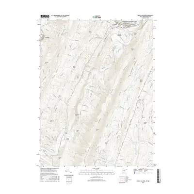 2016 Map of Great Cacapon, 2016 Print