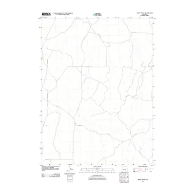 2010 Map of Great Divide, 2010 Print