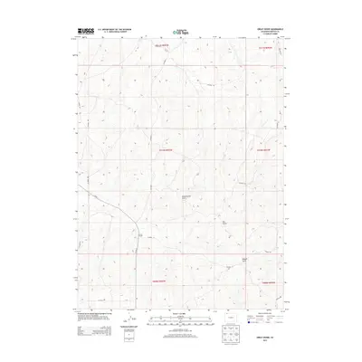 2013 Map of Great Divide, 2013 Print