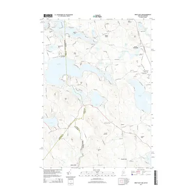 2014 Map of Great East Lake, 2014 Print