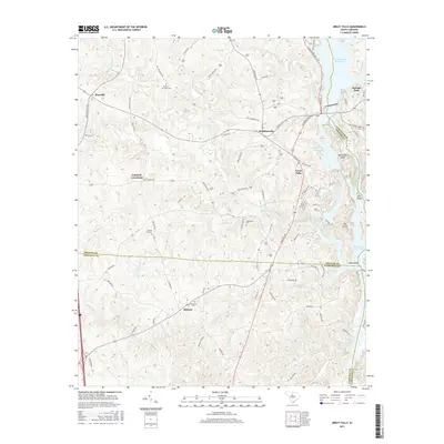 2017 Map of Great Falls, 2017 Print