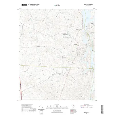 2020 Map of Great Falls, 2020 Print
