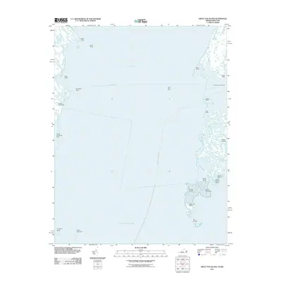 2011 Map of Great Fox Island, 2011 Print