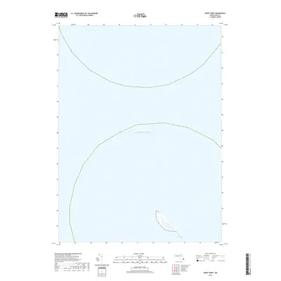 2018 Map of Great Point, 2018 Print