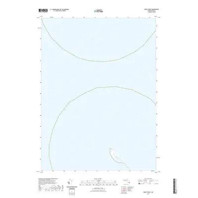 2021 Map of Great Point, 2021 Print