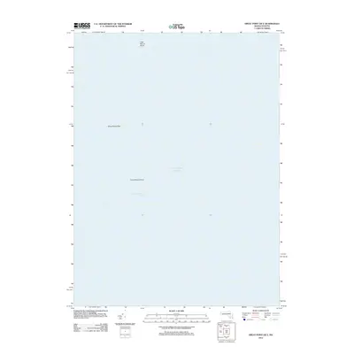 2012 Map of Great Point OE E, 2012 Print