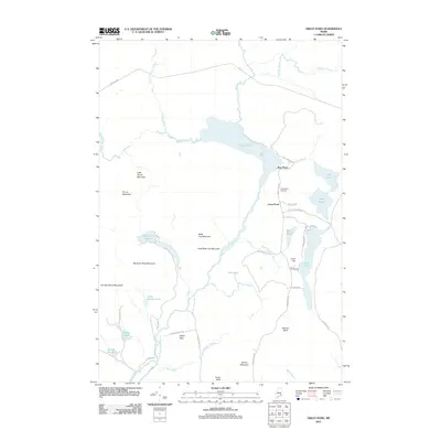 2011 Map of Great Pond, 2011 Print