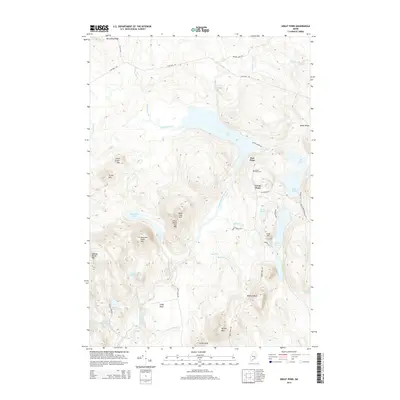 2014 Map of Great Pond, 2014 Print