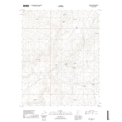 2018 Map of Great Spring, 2018 Print