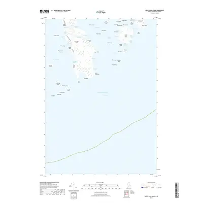 2018 Map of Great Wass Island, 2018 Print