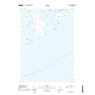 2021 Map of Great Wass Island, 2021 Print