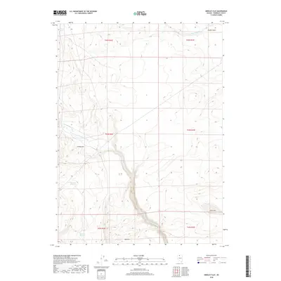 2018 Map of Greeley Flat, 2018 Print