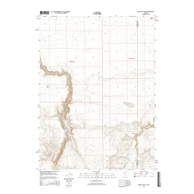 2015 Map of Greeley Flat SE, 2015 Print