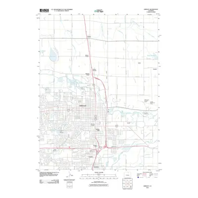 2010 Map of Greeley, 2010 Print
