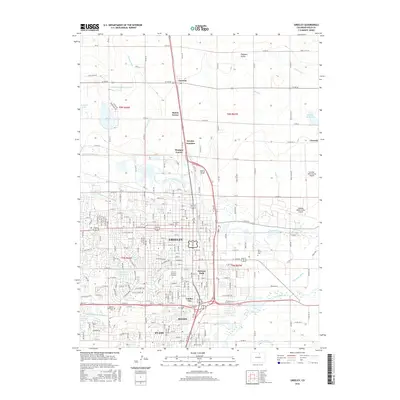 2016 Map of Greeley, 2016 Print