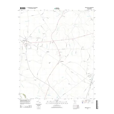 2014 Map of Greeleyville, 2014 Print