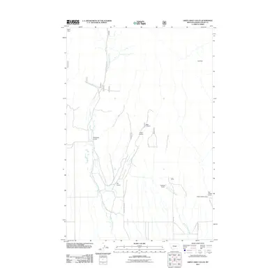 2011 Map of Green Ashly Gulch, 2011 Print