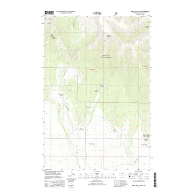 2017 Map of Green Ashly Gulch, 2017 Print