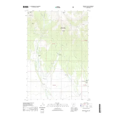 2020 Map of Green Ashly Gulch, 2020 Print